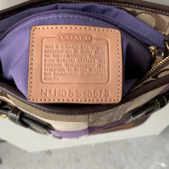 Coach leather patchwork bag - Picture 3 of 4